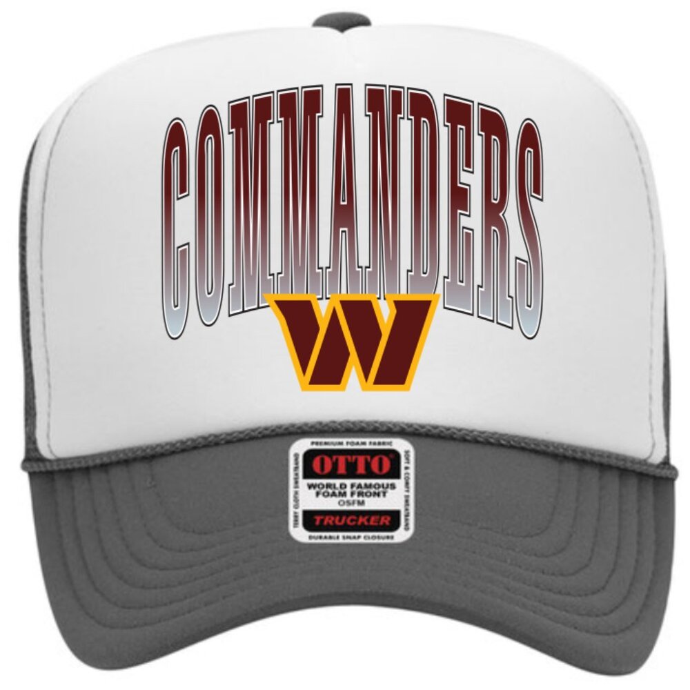 NEW - 2 Pack Washington Commanders Hat - High Profile Trucker Hat